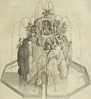 An illustration from Les raisons des forces mouuantes auec diuerses machines tant vtilles que plaisantes aus quelles sont adioints plusieurs desseings de grotes et fontaines (1615)