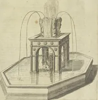 An illustration from Les raisons des forces mouuantes auec diuerses machines tant vtilles que plaisantes aus quelles sont adioints plusieurs desseings de grotes et fontaines (1615)