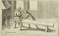 An illustration from Les raisons des forces mouuantes auec diuerses machines tant vtilles que plaisantes aus quelles sont adioints plusieurs desseings de grotes et fontaines (1615)