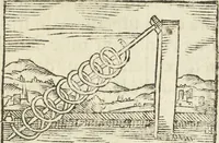 An illustration from Les raisons des forces mouuantes auec diuerses machines tant vtilles que plaisantes aus quelles sont adioints plusieurs desseings de grotes et fontaines (1615)