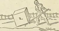 An illustration from Les raisons des forces mouuantes auec diuerses machines tant vtilles que plaisantes aus quelles sont adioints plusieurs desseings de grotes et fontaines (1615)
