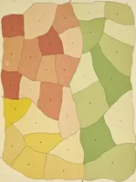 An illustration from De la loi du contraste simultané des couleurs et de l'assortiment des objets colorés : considéré d'après cette loi dans ses rapports avec la peinture, les tapisseries des gobelins, les tapisseries de Beauvais pour meubles, les tapis, la mosaique, les vitraux colorés, l'impression des étoffes, l'imprimerie, l'enluminure, la decoration des édifices, l'habillement et l'horticulture (1889)