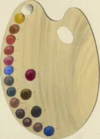 Picture 3 of 13 from The art of painting portraits, landscapes, animals, draperies, satins, &c. in oil colours : practically explained by coloured palettes : with an appendix on cleaning and restoring ancient paintings on panel or canvas (1840), leaf 33