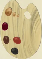 Picture 8 of 13 from The art of painting portraits, landscapes, animals, draperies, satins, &c. in oil colours : practically explained by coloured palettes : with an appendix on cleaning and restoring ancient paintings on panel or canvas (1840), leaf 49