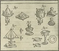 An illustration from Oculus artificialis teledioptricus, sive, Telescopium : ex abditis rerum naturalium & artificialium principiis protractum novâ methodo, eâque solidâ explicatum ac comprimis è triplici fundamento physico seu naturali, mathematico dioptrico et mechanico, seu practico stabilitum ... (1685)