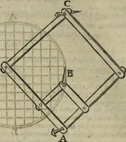 An illustration from Oculus artificialis teledioptricus, sive, Telescopium : ex abditis rerum naturalium & artificialium principiis protractum novâ methodo, eâque solidâ explicatum ac comprimis è triplici fundamento physico seu naturali, mathematico dioptrico et mechanico, seu practico stabilitum ... (1685)