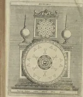 An illustration from Oculus artificialis teledioptricus, sive, Telescopium : ex abditis rerum naturalium & artificialium principiis protractum novâ methodo, eâque solidâ explicatum ac comprimis è triplici fundamento physico seu naturali, mathematico dioptrico et mechanico, seu practico stabilitum ... (1685)