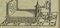 An illustration from Oculus artificialis teledioptricus, sive, Telescopium : ex abditis rerum naturalium & artificialium principiis protractum novâ methodo, eâque solidâ explicatum ac comprimis è triplici fundamento physico seu naturali, mathematico dioptrico et mechanico, seu practico stabilitum ... (1685)