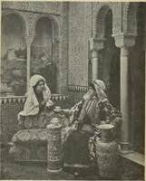 An illustration from Paint & colour mixing, a practical handbook : for painters, decorators, artists and all who have to mix colours, containing 287 samples of actual oil- and water-paints and water-colours of various colours, including the principal graining grounds, and upwards of 600 different colour mixtures, with instructions on colour and paint mixing generally, testing colours, etc., etc. with thirteen coloured plates (1906)
