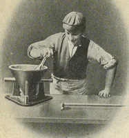 An illustration from Paint & colour mixing, a practical handbook : for painters, decorators, artists and all who have to mix colours, containing 287 samples of actual oil- and water-paints and water-colours of various colours, including the principal graining grounds, and upwards of 600 different colour mixtures, with instructions on colour and paint mixing generally, testing colours, etc., etc. with thirteen coloured plates (1906)