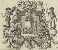 An illustration from Historische Bilder-Bibel : welche besteht in Fünff Theill (1700)