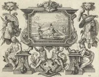 An illustration from Historische Bilder-Bibel : welche besteht in Fünff Theill (1700)