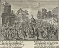 An illustration from Historische Bilder-Bibel : welche besteht in Fünff Theill (1700)