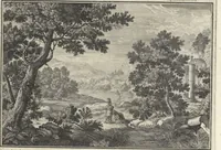 An illustration from Historische Bilder-Bibel : welche besteht in Fünff Theill (1700)