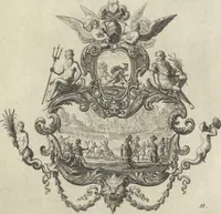 An illustration from Historische Bilder-Bibel : welche besteht in Fünff Theill (1700)
