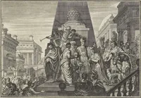 An illustration from Historische Bilder-Bibel : welche besteht in Fünff Theill (1700)