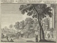 An illustration from Historische Bilder-Bibel : welche besteht in Fünff Theill (1700)