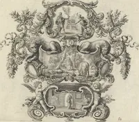 An illustration from Historische Bilder-Bibel : welche besteht in Fünff Theill (1700)