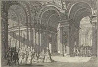 An illustration from Historische Bilder-Bibel : welche besteht in Fünff Theill (1700)