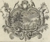 An illustration from Historische Bilder-Bibel : welche besteht in Fünff Theill (1700)