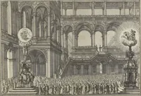 An illustration from Historische Bilder-Bibel : welche besteht in Fünff Theill (1700)