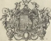 An illustration from Historische Bilder-Bibel : welche besteht in Fünff Theill (1700)