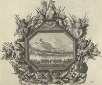 An illustration from Historische Bilder-Bibel : welche besteht in Fünff Theill (1700)