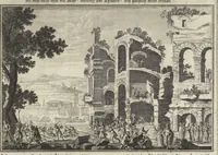 An illustration from Historische Bilder-Bibel : welche besteht in Fünff Theill (1700)
