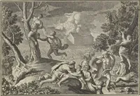 An illustration from Historische Bilder-Bibel : welche besteht in Fünff Theill (1700)