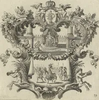 An illustration from Historische Bilder-Bibel : welche besteht in Fünff Theill (1700)