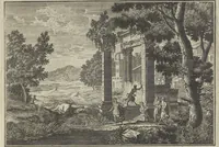 An illustration from Historische Bilder-Bibel : welche besteht in Fünff Theill (1700)