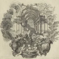 An illustration from Historische Bilder-Bibel : welche besteht in Fünff Theill (1700)
