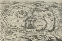 An illustration from Historische Bilder-Bibel : welche besteht in Fünff Theill (1700)
