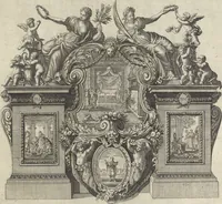 An illustration from Historische Bilder-Bibel : welche besteht in Fünff Theill (1700)