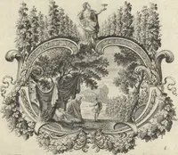 An illustration from Historische Bilder-Bibel : welche besteht in Fünff Theill (1700)
