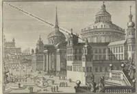 An illustration from Historische Bilder-Bibel : welche besteht in Fünff Theill (1700)