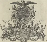 An illustration from Historische Bilder-Bibel : welche besteht in Fünff Theill (1700)