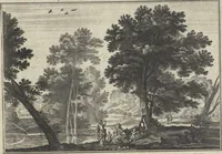 An illustration from Historische Bilder-Bibel : welche besteht in Fünff Theill (1700)