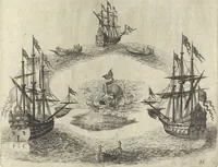 An illustration from Historische Bilder-Bibel : welche besteht in Fünff Theill (1700)