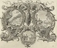 An illustration from Historische Bilder-Bibel : welche besteht in Fünff Theill (1700)