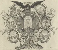 An illustration from Historische Bilder-Bibel : welche besteht in Fünff Theill (1700)
