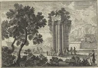 An illustration from Historische Bilder-Bibel : welche besteht in Fünff Theill (1700)