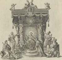 An illustration from Historische Bilder-Bibel : welche besteht in Fünff Theill (1700)