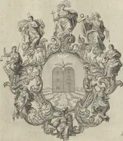 An illustration from Historische Bilder-Bibel : welche besteht in Fünff Theill (1700)