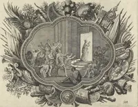 An illustration from Historische Bilder-Bibel : welche besteht in Fünff Theill (1700)