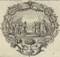 An illustration from Historische Bilder-Bibel : welche besteht in Fünff Theill (1700)