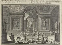 An illustration from Historische Bilder-Bibel : welche besteht in Fünff Theill (1700)