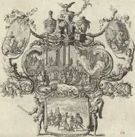 An illustration from Historische Bilder-Bibel : welche besteht in Fünff Theill (1700)