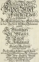 An illustration from Historische Bilder-Bibel : welche besteht in Fünff Theill (1700)