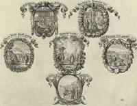 An illustration from Historische Bilder-Bibel : welche besteht in Fünff Theill (1700)
